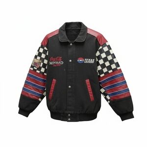 Jeff Hamilton Coca-Cola 300 Texas Motor Speedway 4/5/97 Denim Leather Jacket